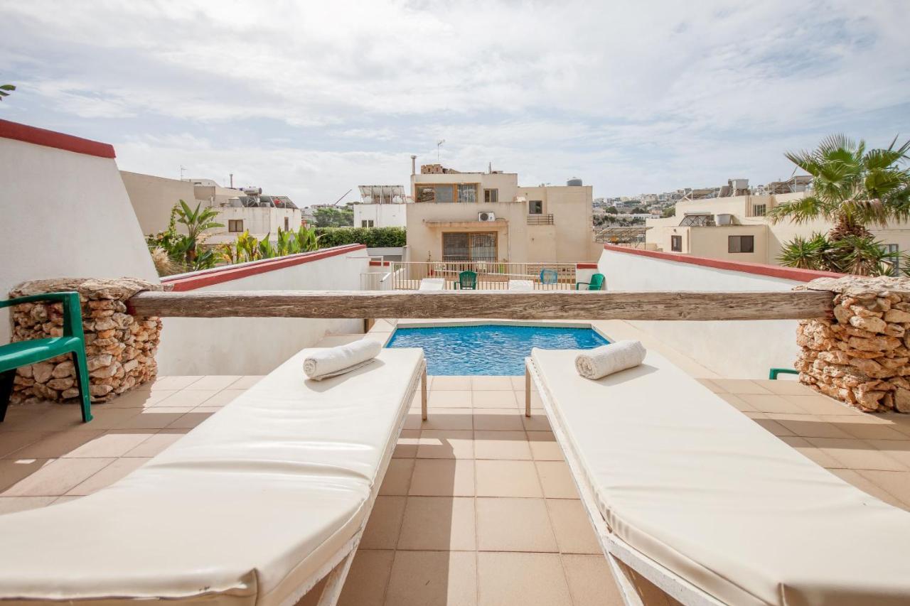Pool And Sea Merill Apartments - Happy Rentals Mellieha Exterior photo